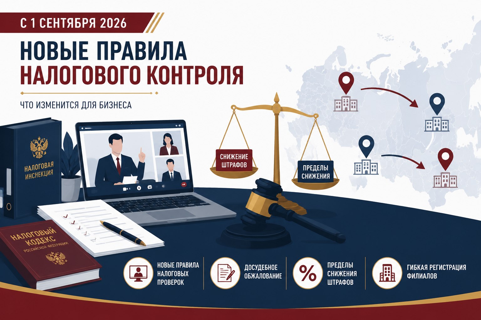 Налоговые изменения с 1 сентября 2026 года — 425-ФЗ